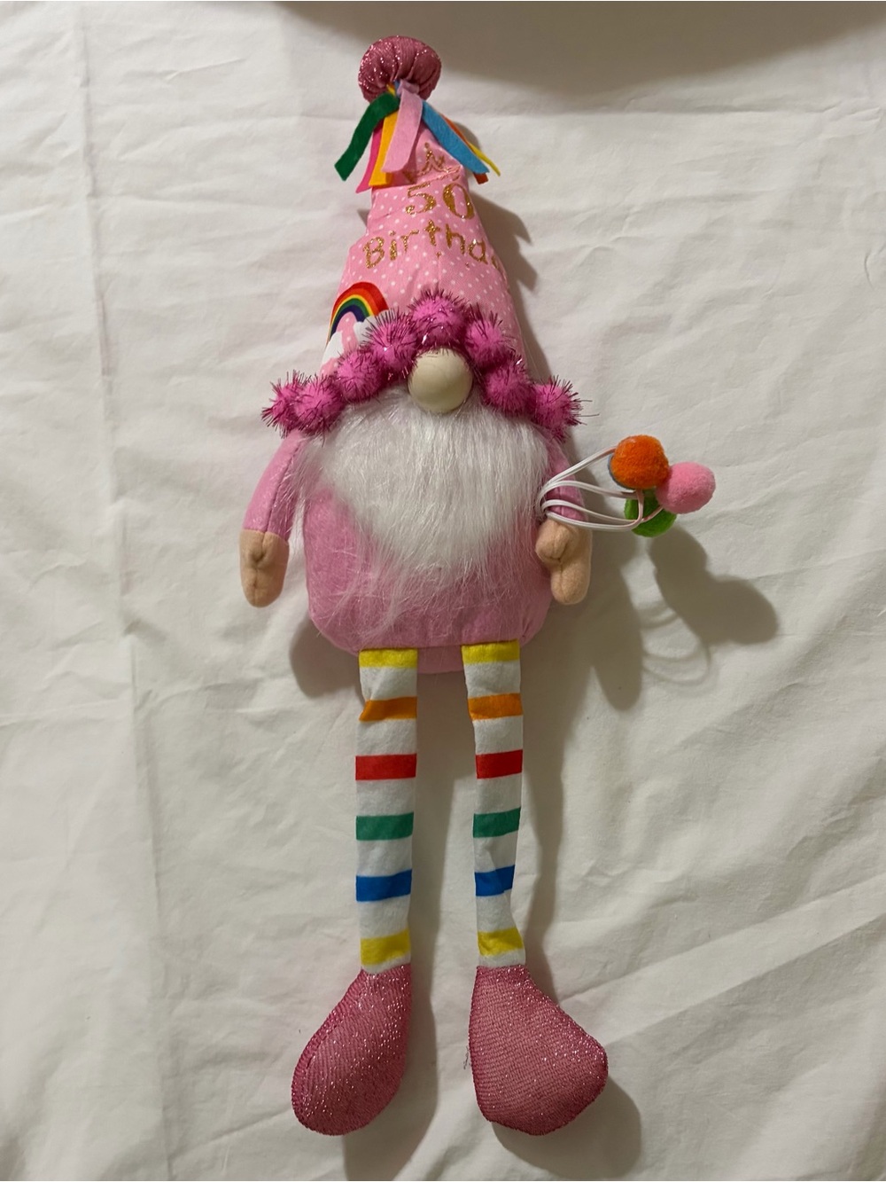 "50th" Birthday Gnome NWT